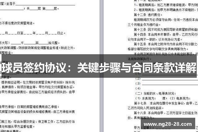 球员签约协议：关键步骤与合同条款详解